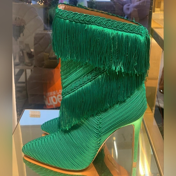 💚Aquazurra Soutage Tassel Bootie 💚 - Picture 2 of 11